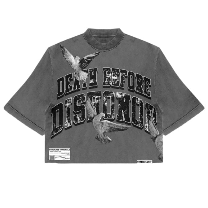 The Syndicate Dishonor Tee (Grey Wash) SYAN-18