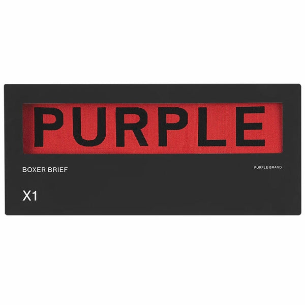 Purple Brand Boxer Brief Single (Core Red) P801-MCCR224