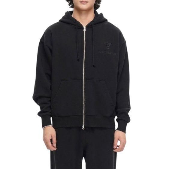 Valabasas Mr. Fleece Zip Up Hoodie (Black) VLBS-VJK1-1060