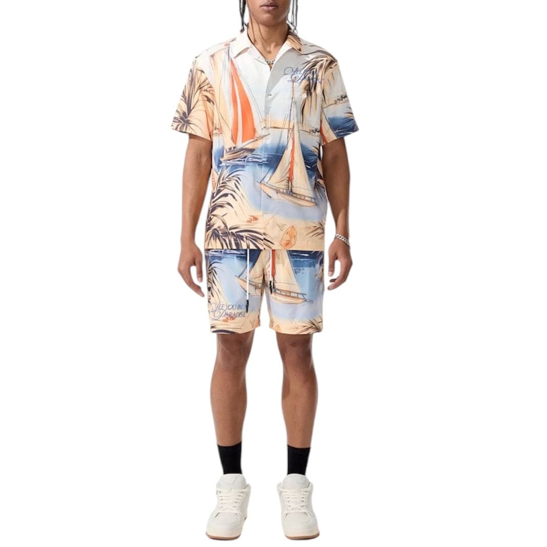 Jordan Craig Retro Wanderlust Party Short & Shirt Set (Lauderdale) 2060-2060S