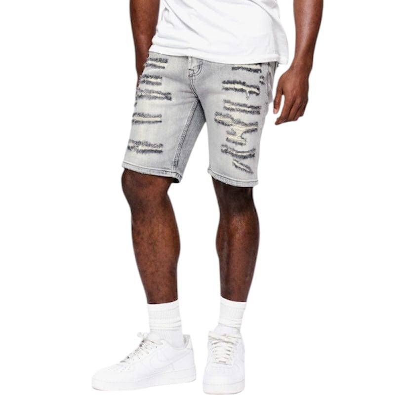 Anom Obisadan Denim Short (Light Gray) ANM193SH