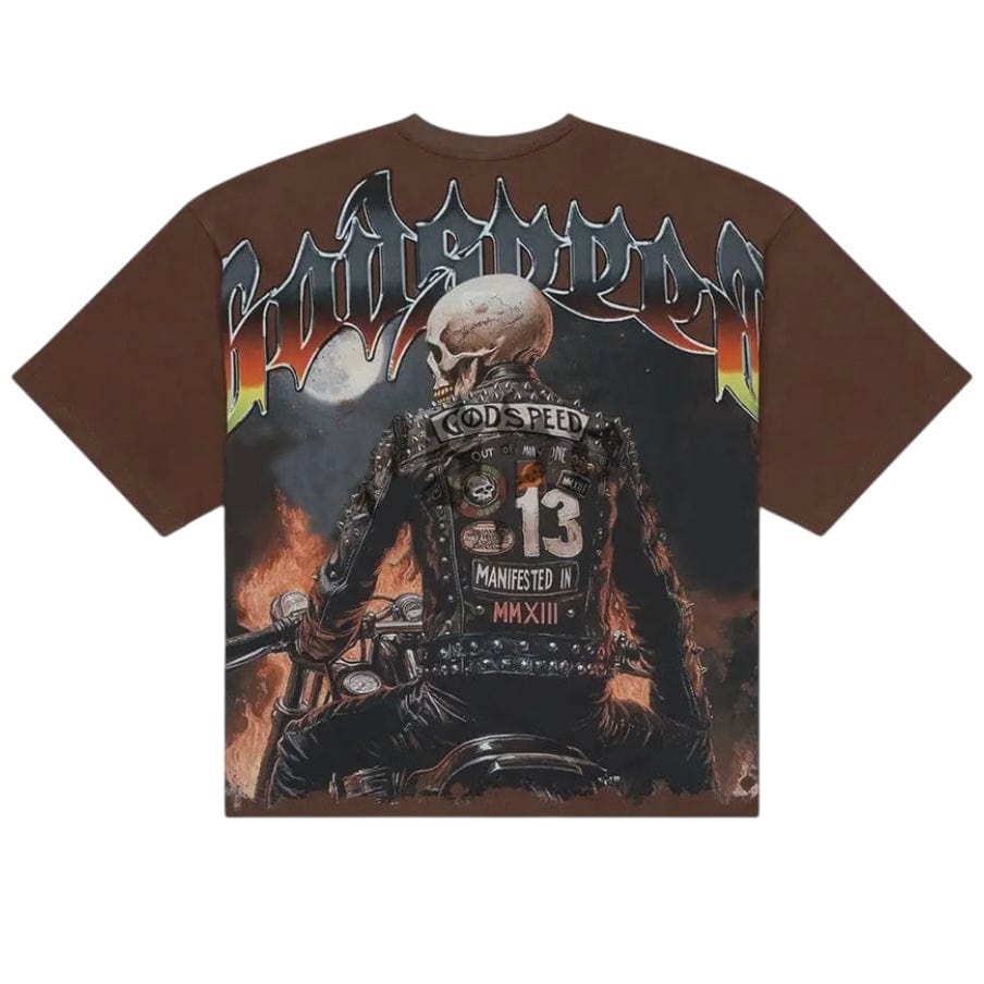 Godspeed Biker Nation Tee (Mocha)