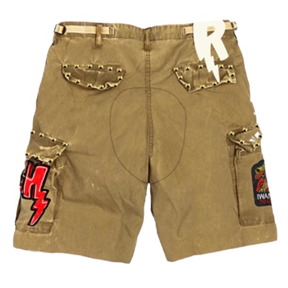 Ricchezza Chezza Cargo Shorts (Khaki) SP25-010
