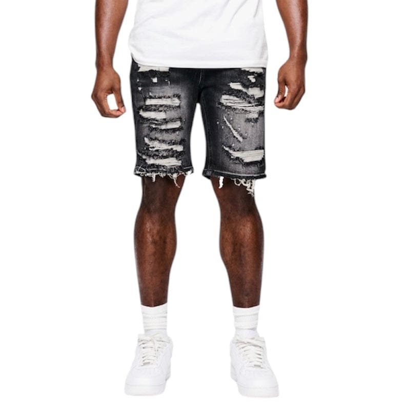 Anom Fever Denim Short (Black Wash) ANM189SH