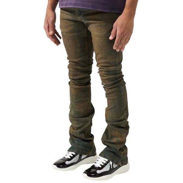 Serenede Oud Stacked Denim Jean (Oudwood) OUDSTKD-OUDWD