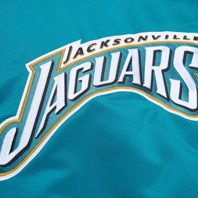 Mitchell & Ness NFL Jacksonville Jaguars Heavyweight Satin Jacket (Teal)