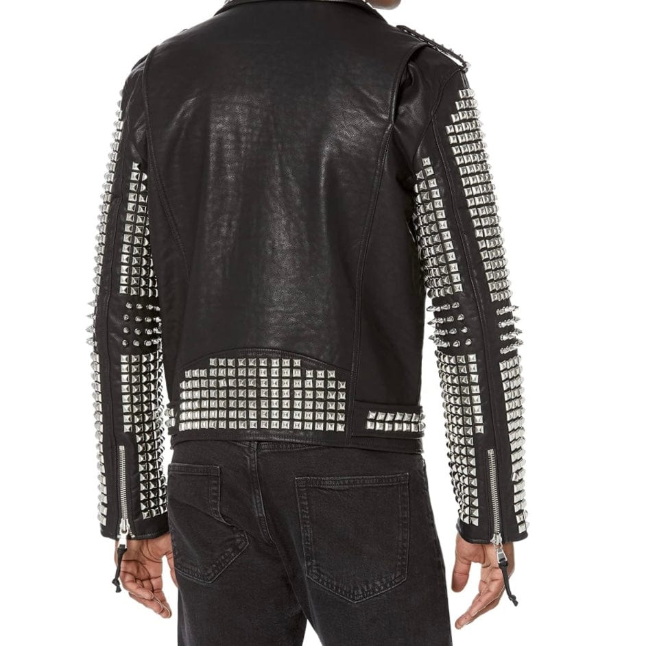 Cult Of Indivduality Leather Studded Jacket