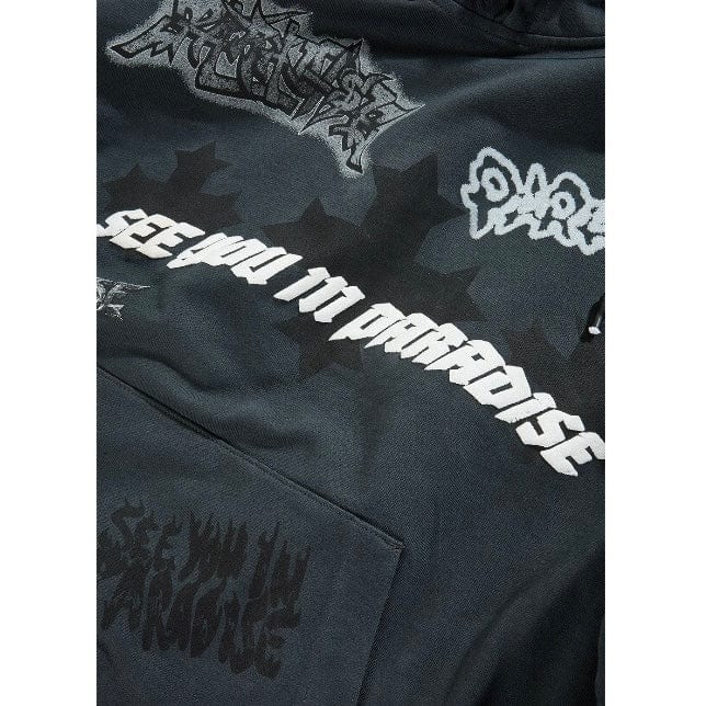 See You In Paradise The Reaper Pullover Hoodie (Charcoal) 8641H