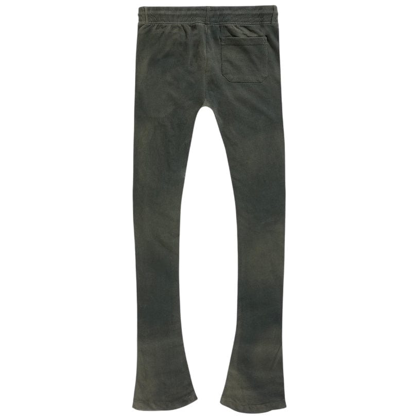 See You In Paradise The Reaper Stacked Sweatpants (Olive) 8641L