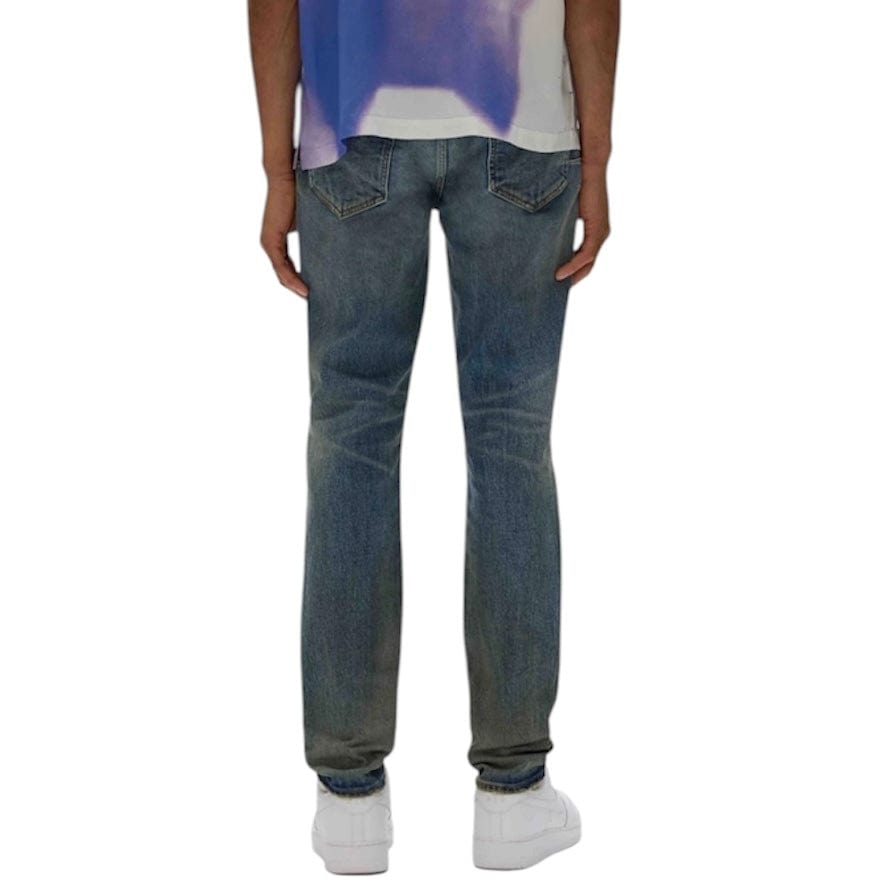 Purple Brand Skinny Cracked Bronze Denim (Dk Indigo) P001-SYCB225