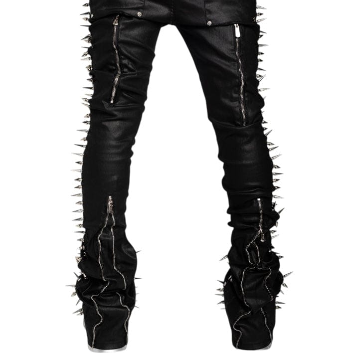 Guapi Waxed Spikes Denim (Obsidian Black)