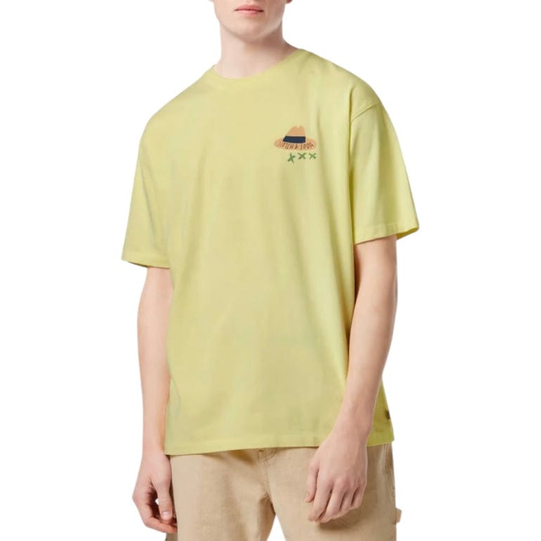 Scotch & Soda Relaxed-Fit Printed Artwork T-Shirt (Sorbet Yellow) 180050