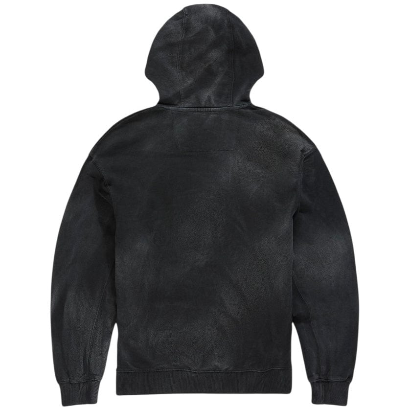 See You In Paradise Oasis Washed Pullover Hoodie (Black Shadow) 8864H