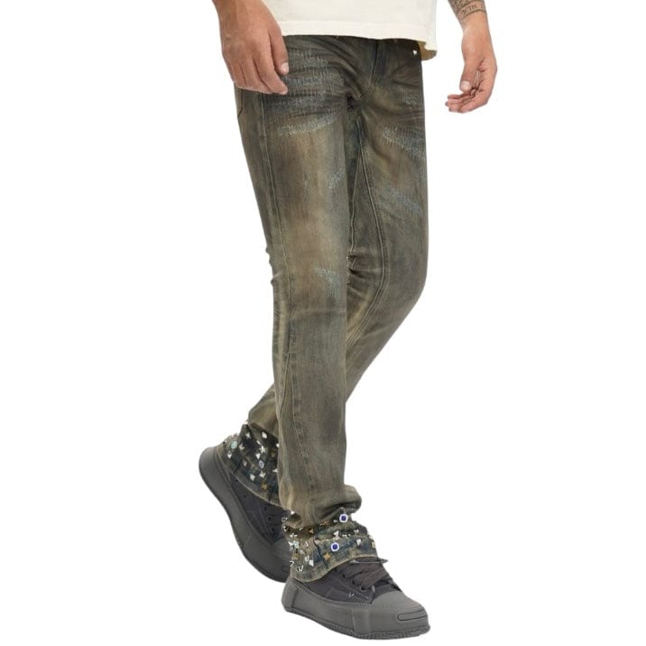 Valabasas Ion Stacked Denim (Lt. Dirty Vintage Wash Wax) VLBS-VJ3-1058