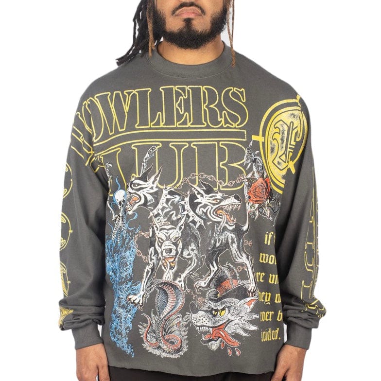 Howlers Club Enemy Lines LS Sweatshirt (Charcoal)