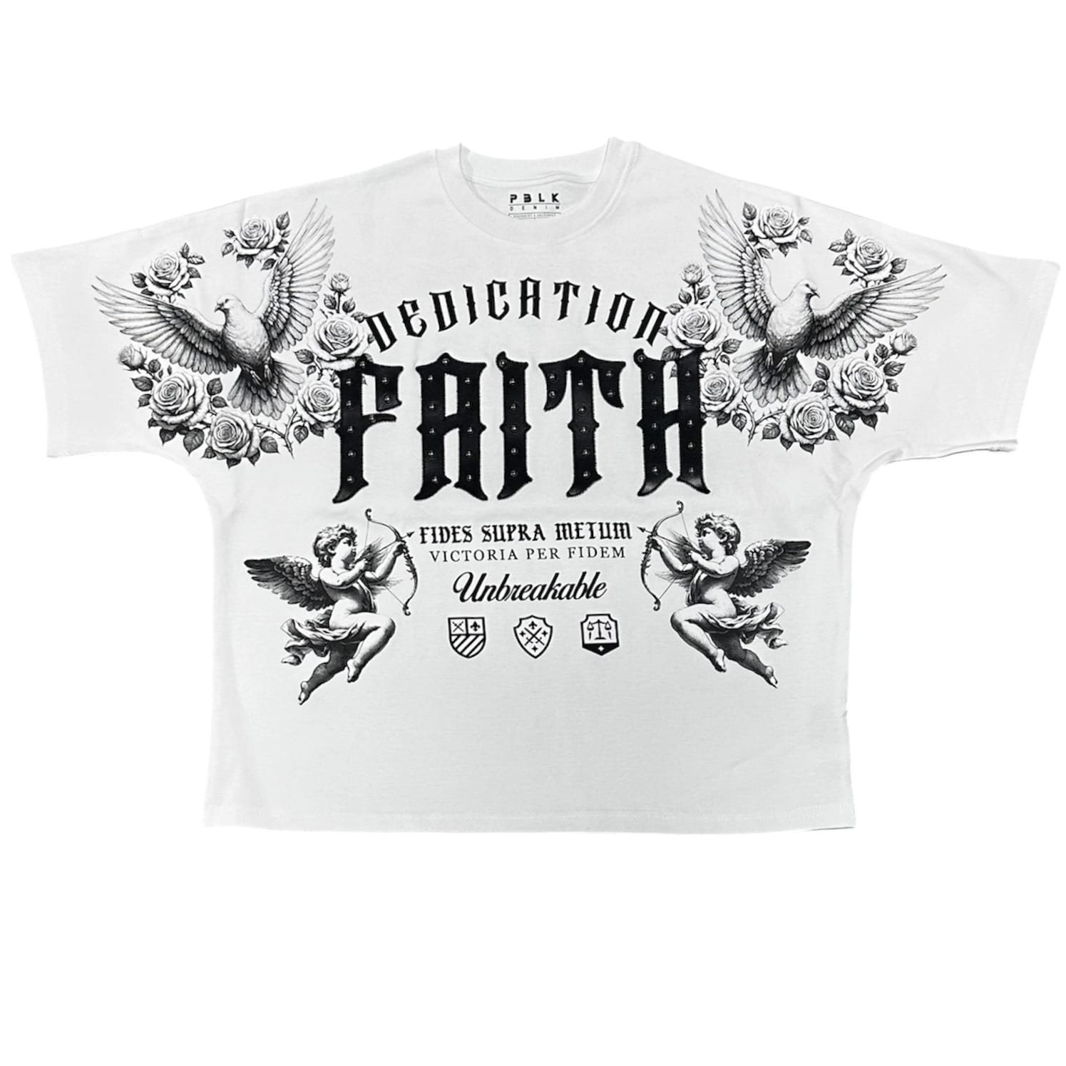 Publik Faith Dove & Skull Dedication Set (White)