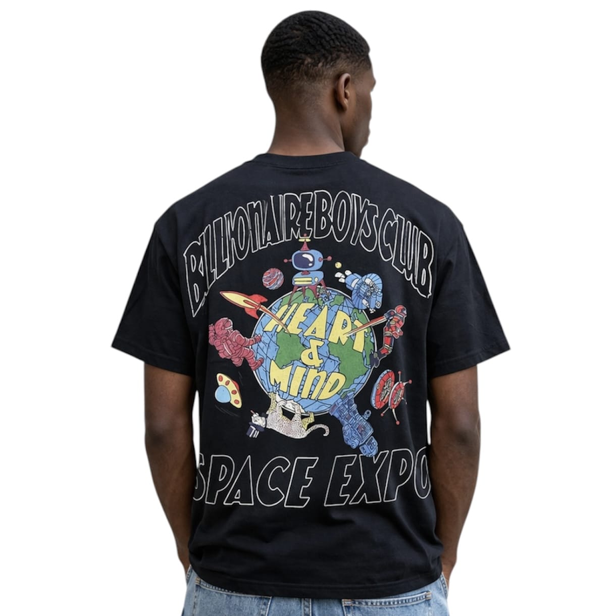 Billionaire Boys Club BB Space Expo SS Knit (Jet Black) 861-2317
