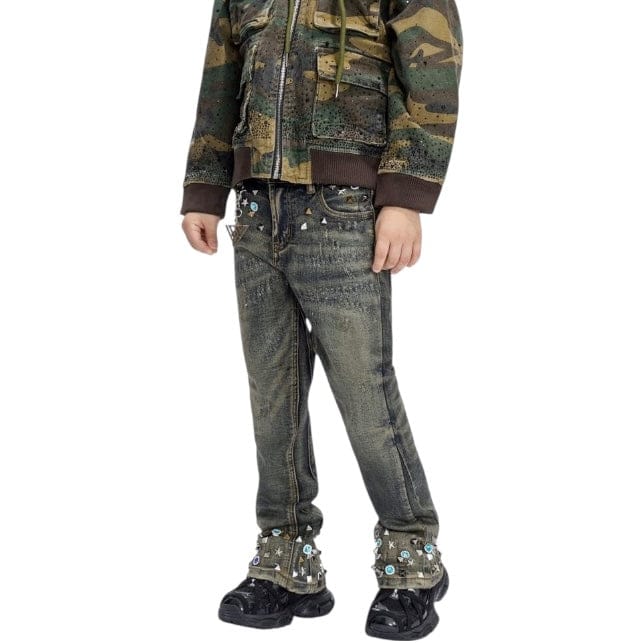 Kids Valabasas Ion Stacked Jean (Dt. Vintage Wash Waxed) VPLAY-VJ3-1058