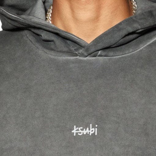 Ksubi 1999 Fade Kash Hoodie (Charcoal) MFA24FL007