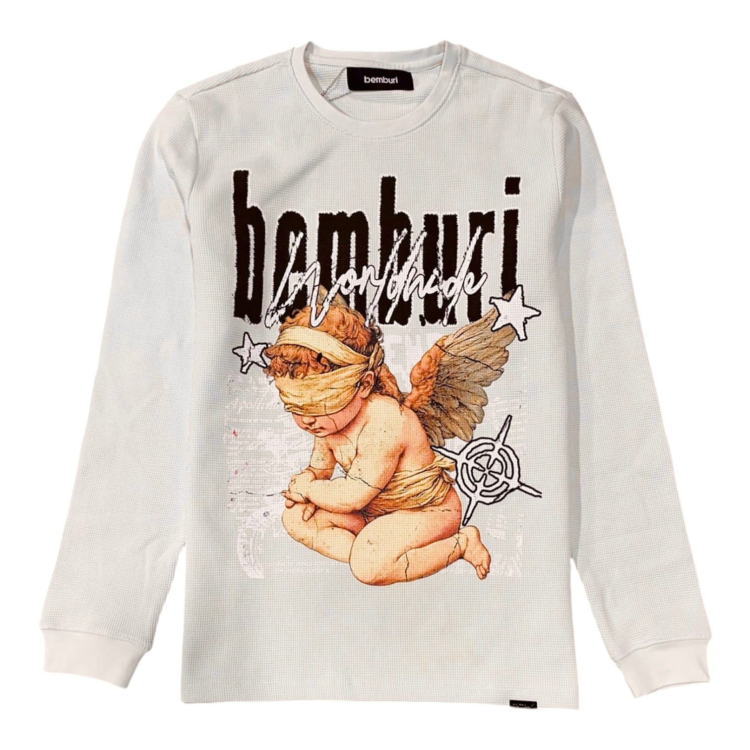 Bemburi Blind Angel Thermal Crewneck (Cream)