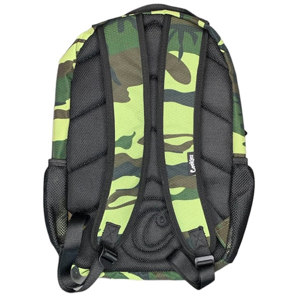Cookies Ripstop Nylon Backpack (Green Camo/Red)