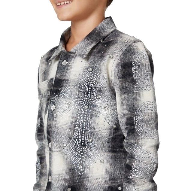 Boys Guapi Cross Kids Flannel (Cloud Grey)