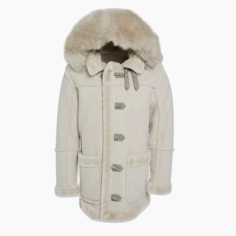Kids Jordan Craig Denali Shearling Jacket (Arctic Wolf) 91620K