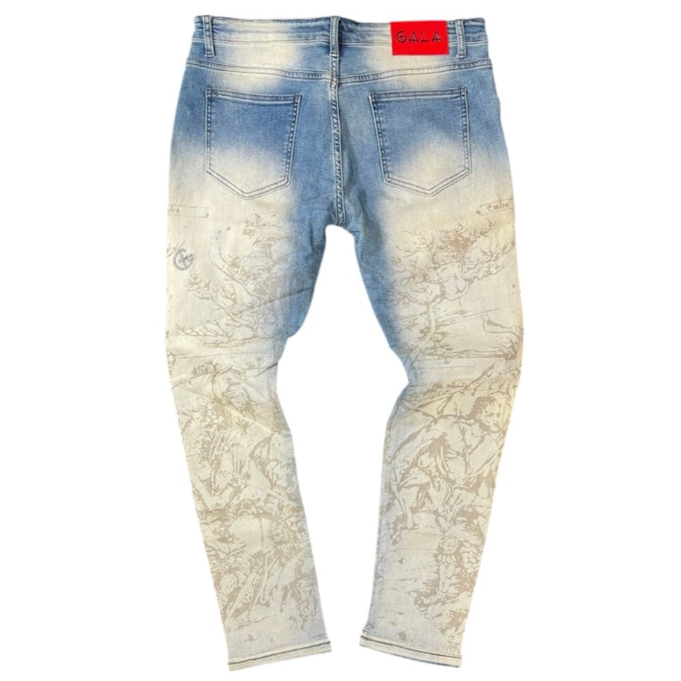 Gala Prophetic Printed Denim (Desert Blue) G6-21