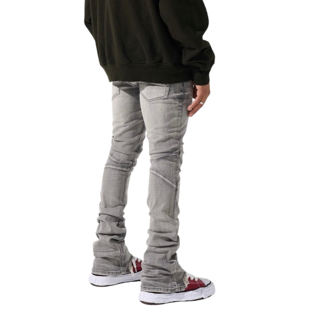 Serenede Noctis Stacked Jeans (Grey) NOCTS-GRY