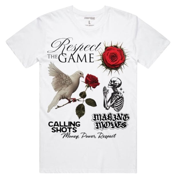 Streetwear Official Respect Dove T Shirt (White)