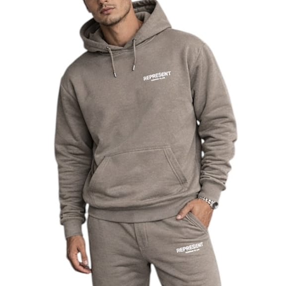 Represent Owners Club Hoodie & Sweatpants Set (Almond)
