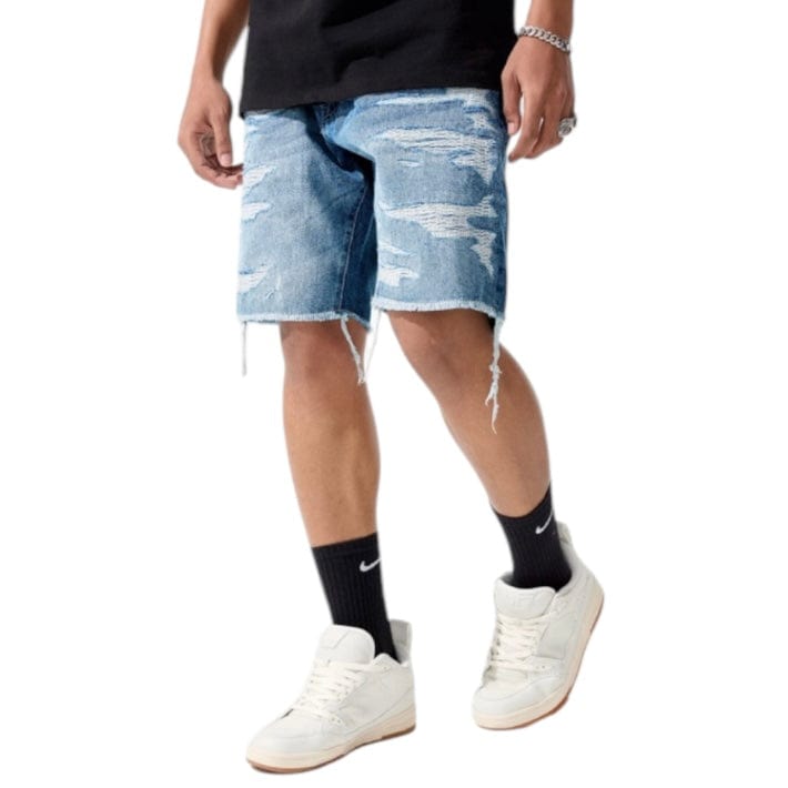 Jordan Craig Retro Riverside Denim Shorts (Studio Blue) J3218S
