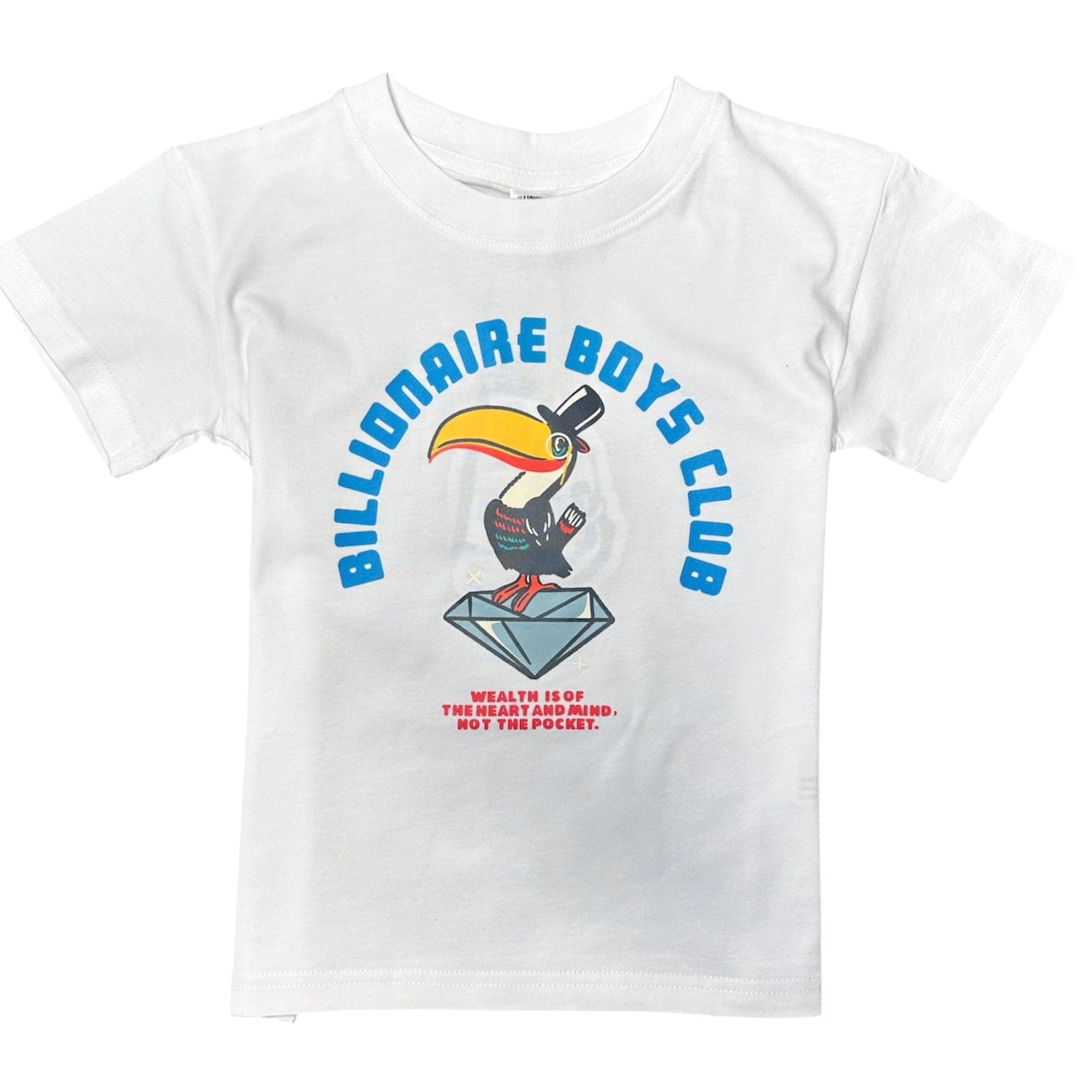 Kids Billionaire Boys Club BB Wealth SS Tee (White) 853-3204