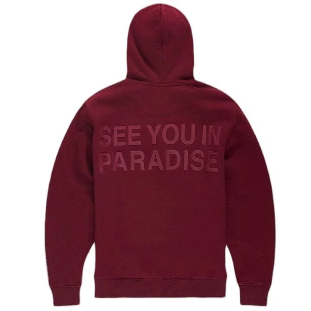 Kids Jordan Craig Paradise Tonal Pullover Hoodie (Wine) 8862HK