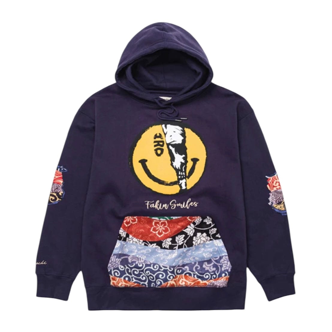 Iro-Ochi Fakin Smiles Hoodie (Navy) 33859