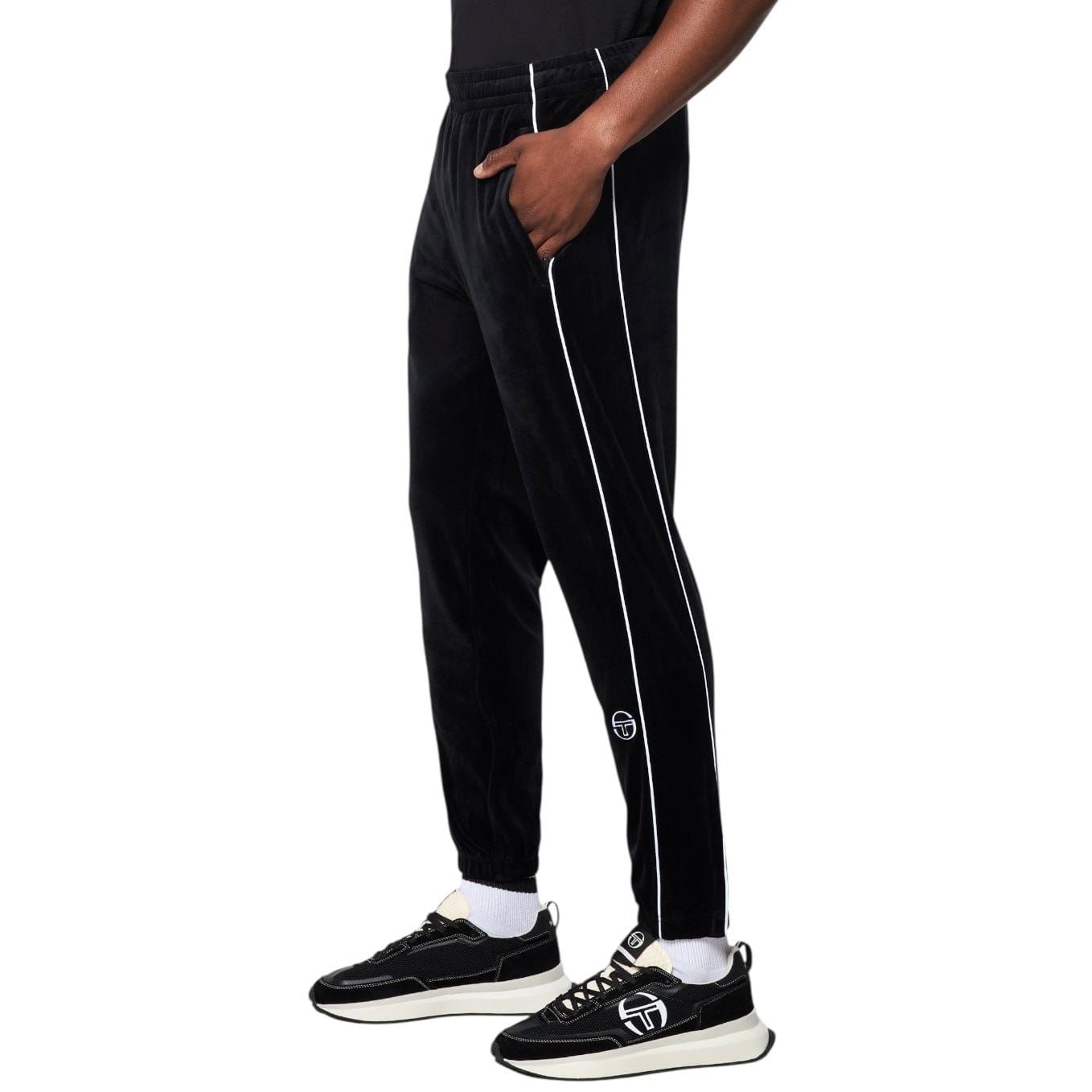 Sergio Tacchini Lioni Track Set (Black Beauty)