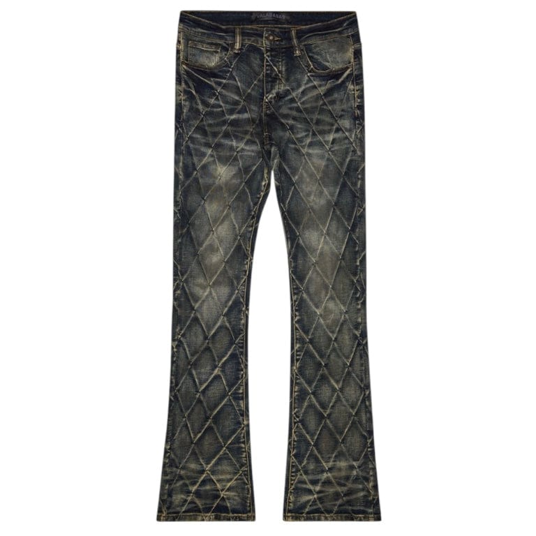 Valabasas Tired Stacked Denim Jean (Blue Vintage) VLBS-VJ3-1002
