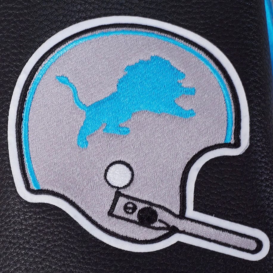 Pro Standard NFL Detroit Lions Retro Classic Varsity Jacket (Eggshell/Black)