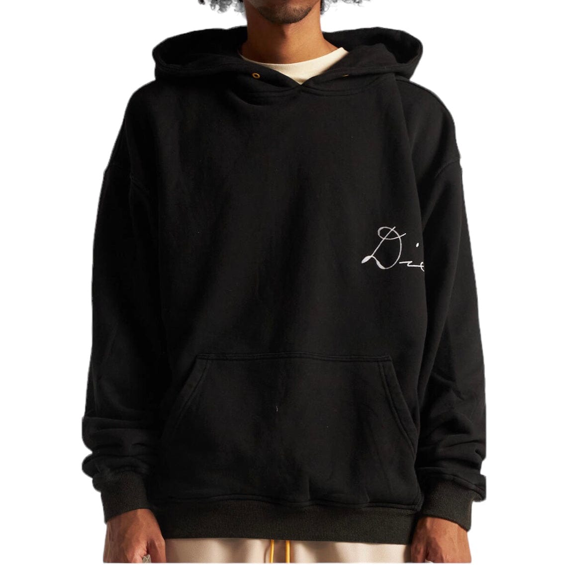 Diet Starts Monday Chainstitch Hoodie (Vintage Black) DSM-SPR24-022