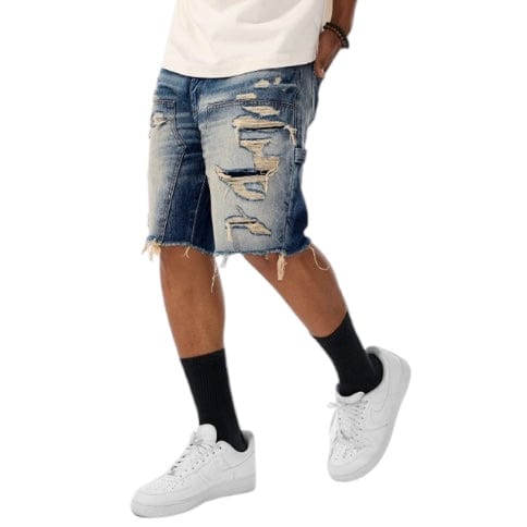 Jordan Craig Retro Landman Denim Shorts (Sand Wash) J3213S