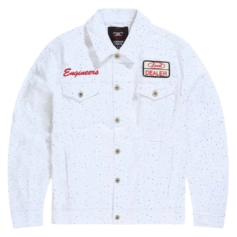 Jordan Craig Local Dealer Trucker Jacket (White) JJ2339A