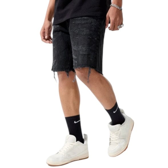 Jordan Craig Retro Riverside Denim Shorts (Black Shadow) J3218S