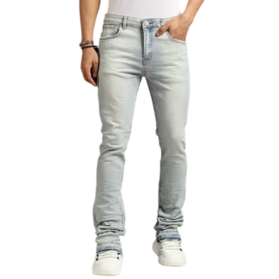 W Stacked Fit Denim (Antique Blue) M8211DA-AN
