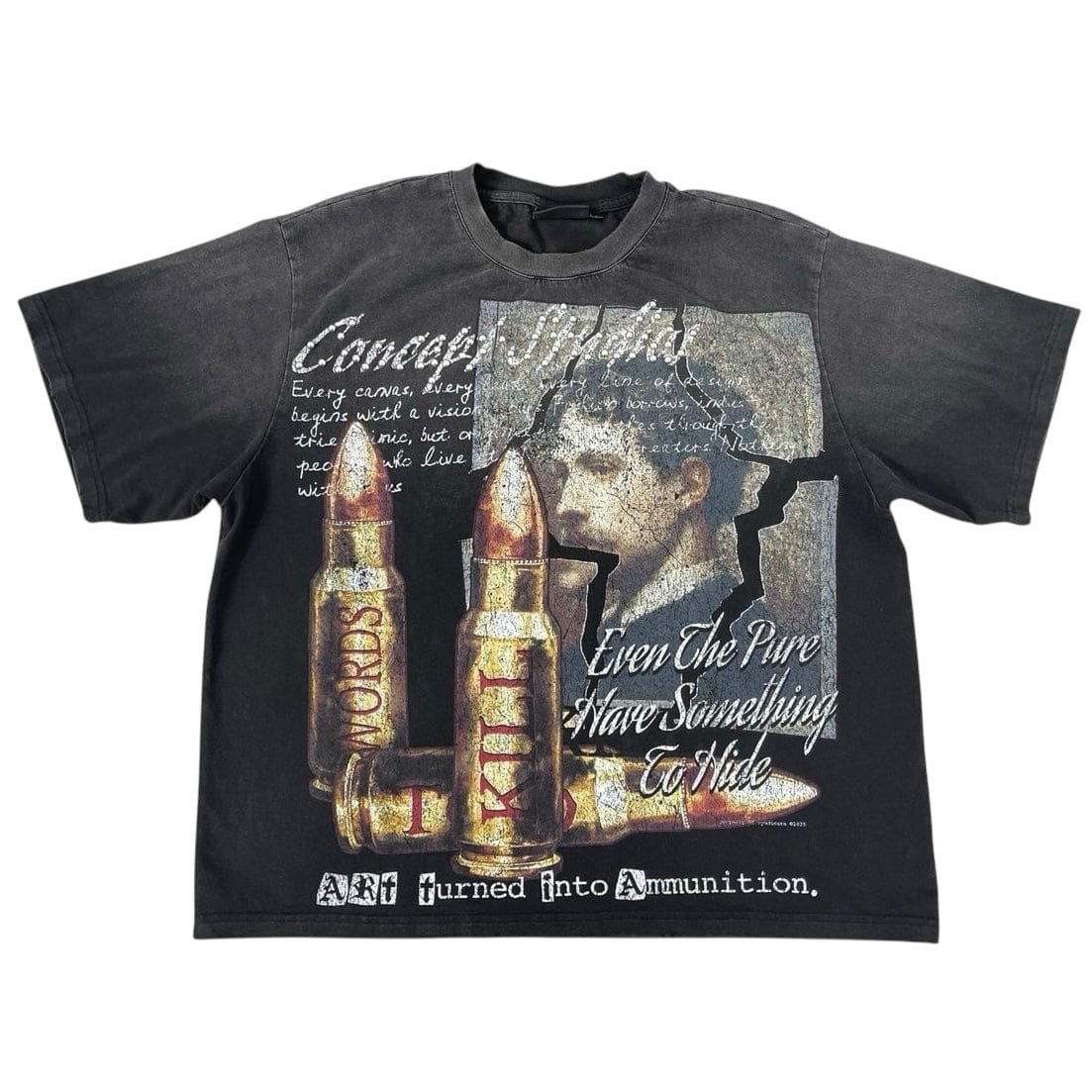 Concept La Art Tee (Black Wash) CONT_10