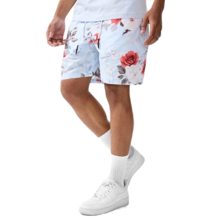 Jordan Craig Retro Ibiza Lounge Shorts (Red Floral) 2053S