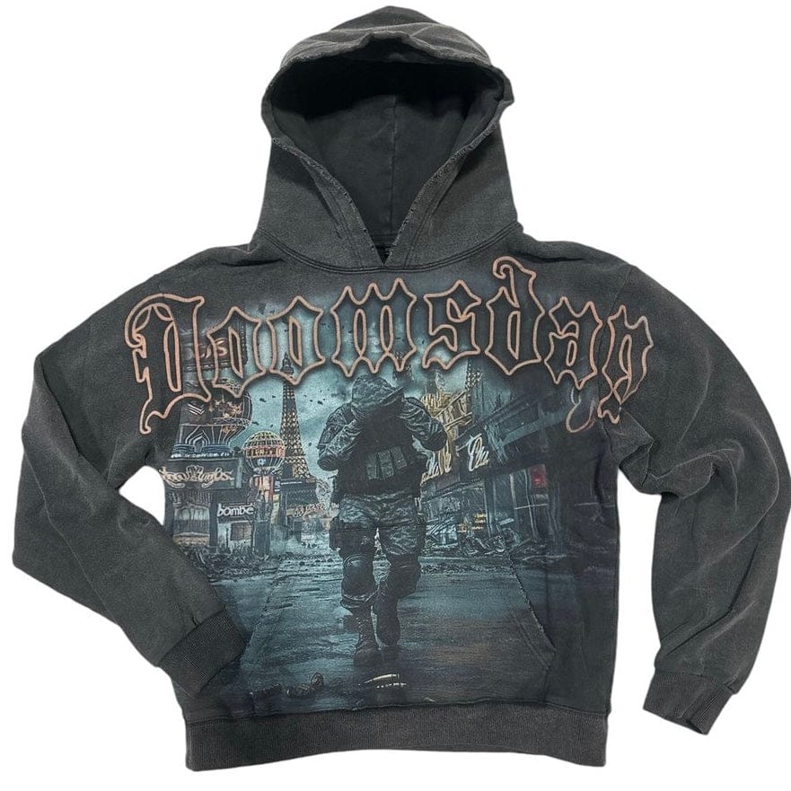 Concept La Doomsday Hoodie (Black Wash) CH-011