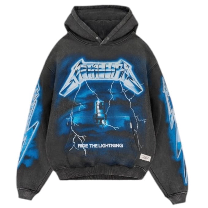 Represent X Metallica Ride The Lightning Hoodie (Vintage Grey) MLM4372-020