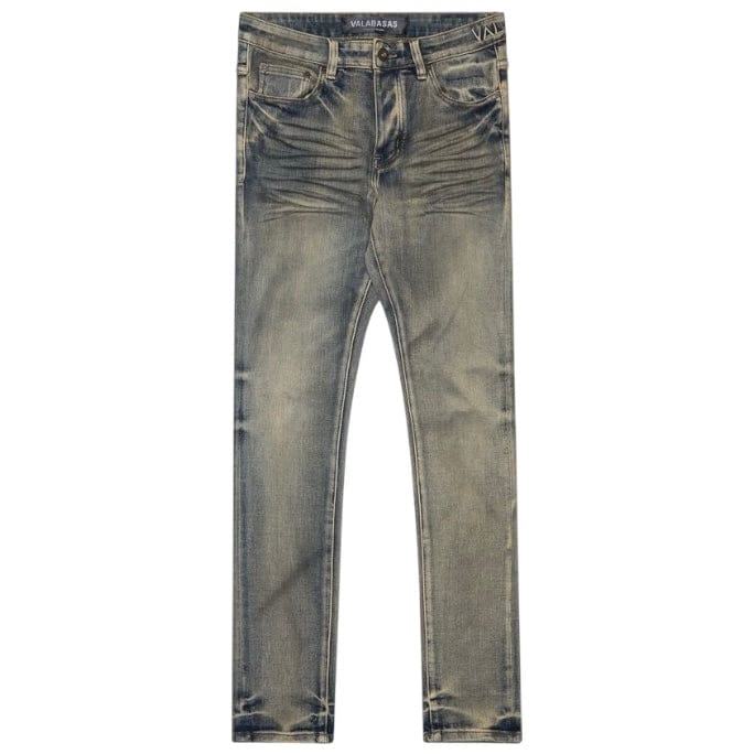 Valabasas Mr. Flex Denim Jean (Brown/Blue Vintage Wash) VLBS-VJ1-002