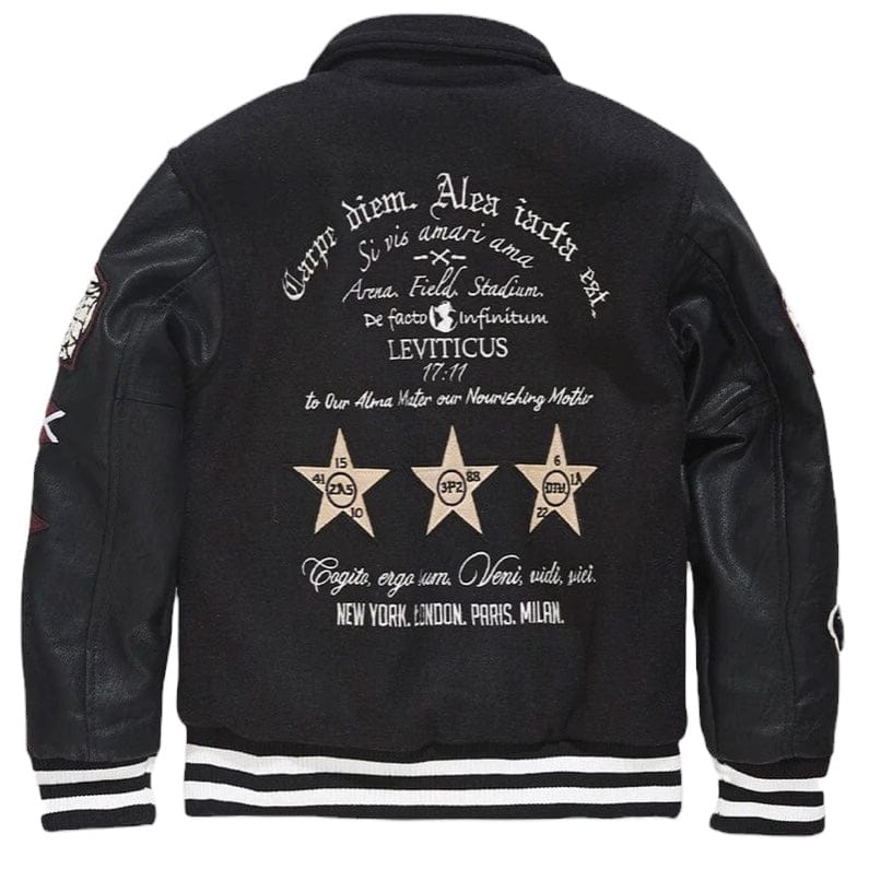 Jordan Craig Carpe Diem Varsity Jacket (Black) 91648