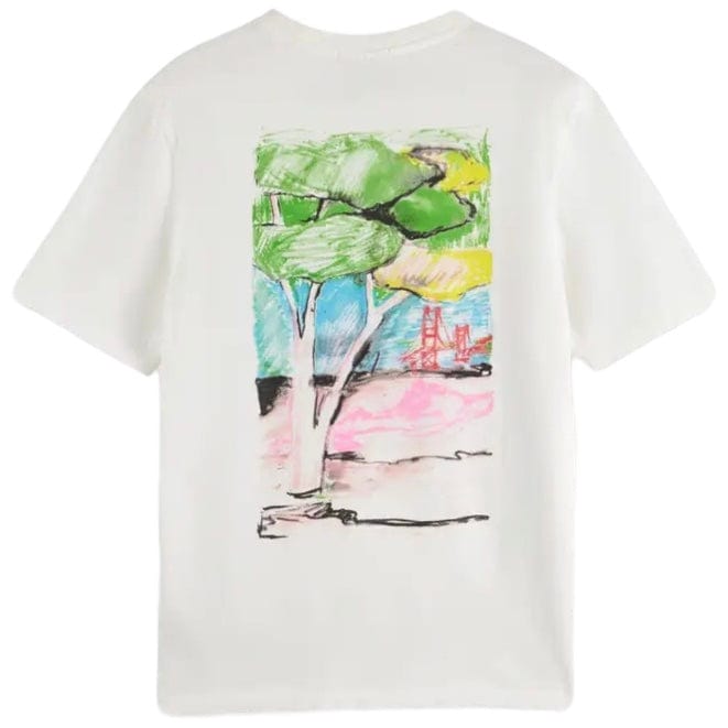 Scotch & Soda San Francisco T-Shirt (Swan) 178501
